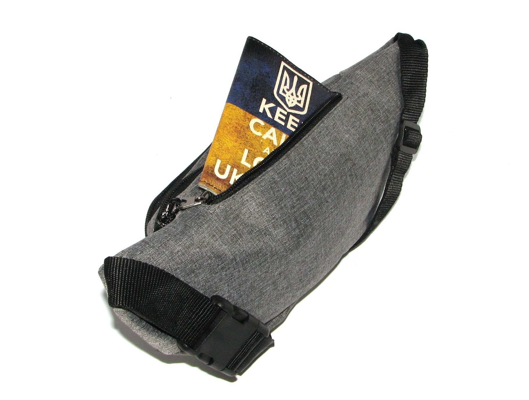 Сумка на пояс (бананка) Rovicky BAG-WB-02-4047 GREY Сумка на пояс (бананка) Rovicky BAG-WB-02-4047 GREY